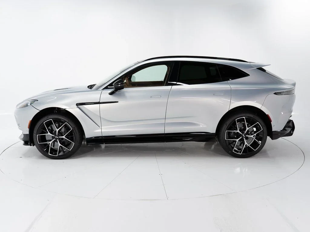2026 Aston Martin DBX 707, side profile, Lightning Silver