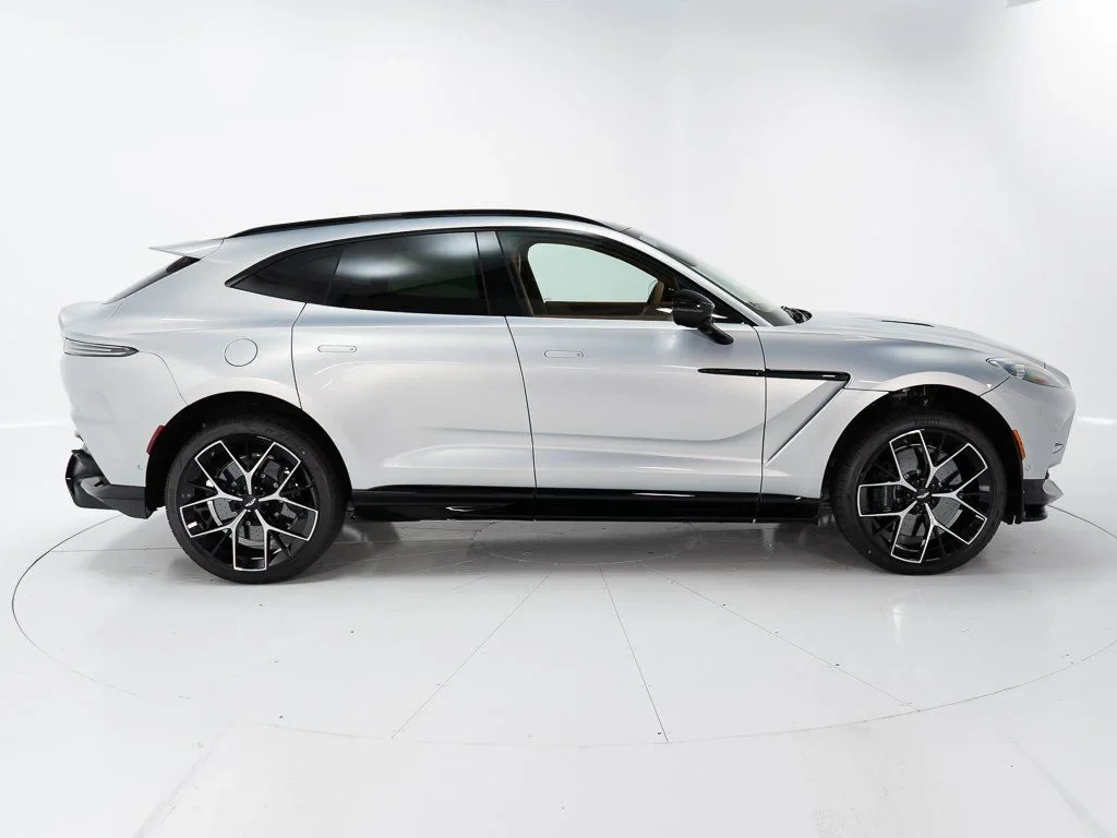2026 Aston Martin DBX 707, side profile, Lightning Silver
