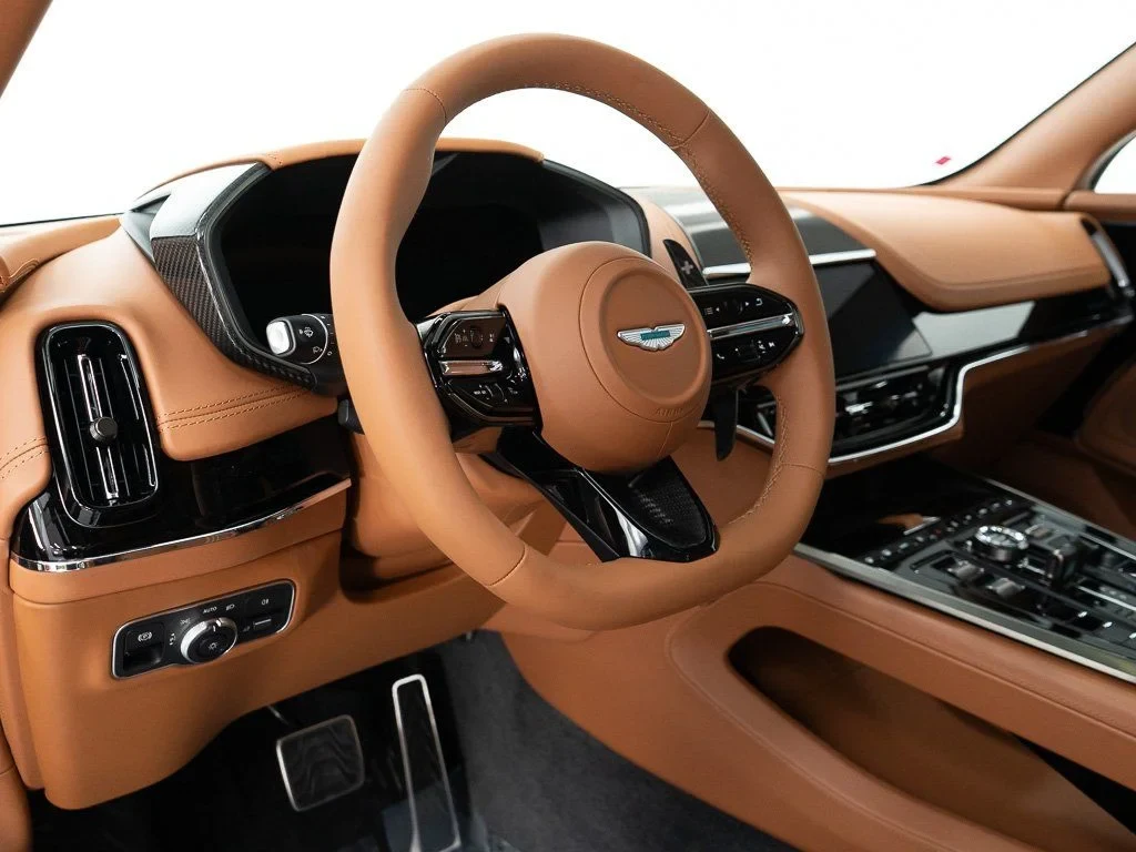 2026 Aston Martin DBX 707 interior, dashboard, Q Centenary Saddle Tan