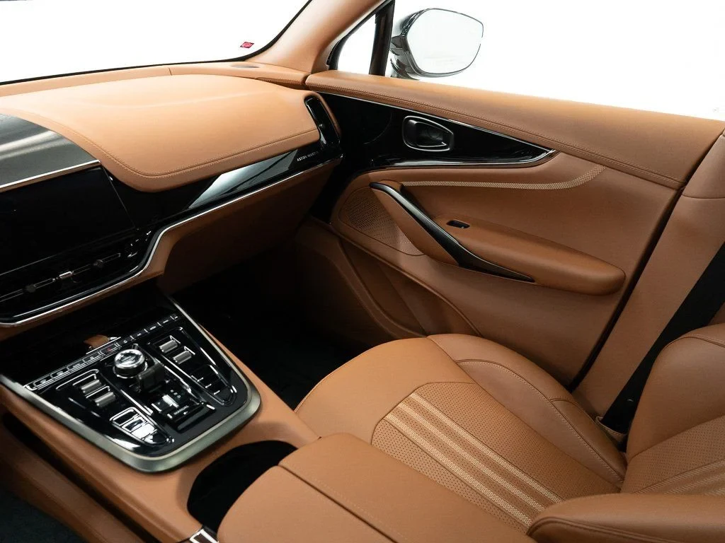 2026 Aston Martin DBX 707 interior, seats, Q Centenary Saddle Tan
