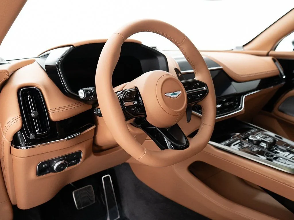 2026 Aston Martin DBX 707 interior, dashboard, Copper Tan Metallic