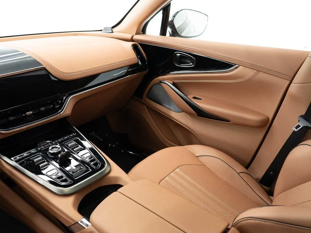 2026 Aston Martin DBX 707 interior, seats, Copper Tan Metallic