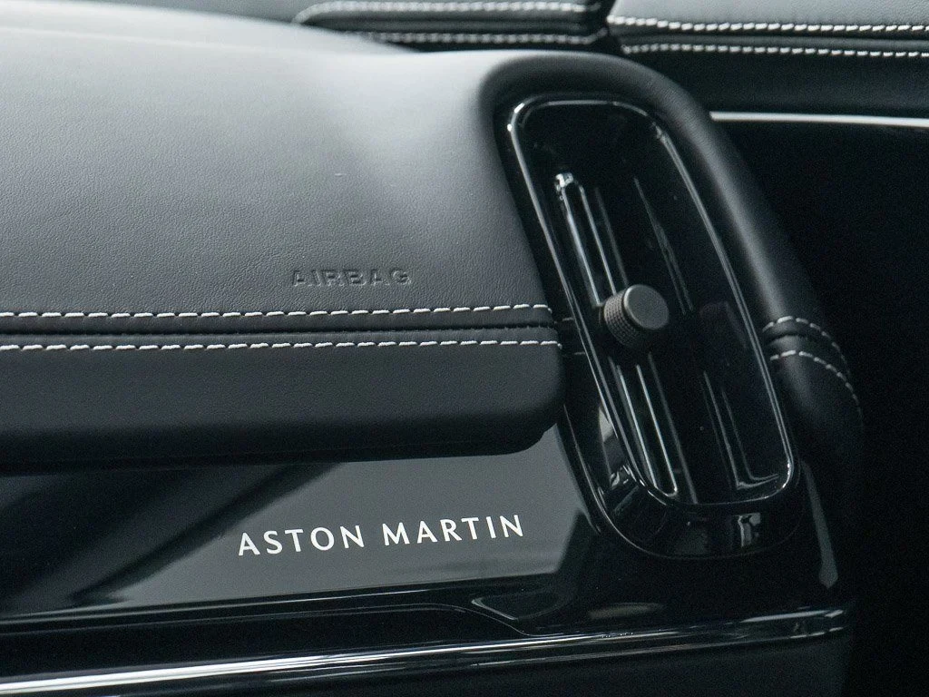 2026 Aston Martin DBX 707 interior, door sill, Onyx Black