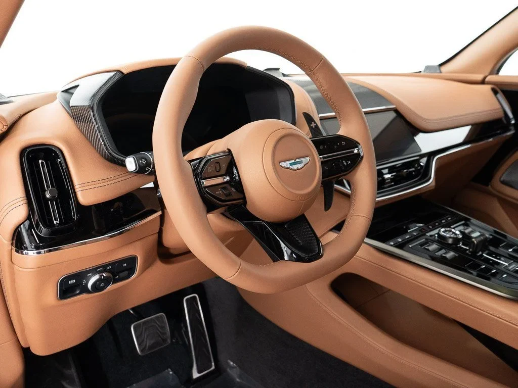 2026 Aston Martin DBX 707 interior, Copper Tan Metallic