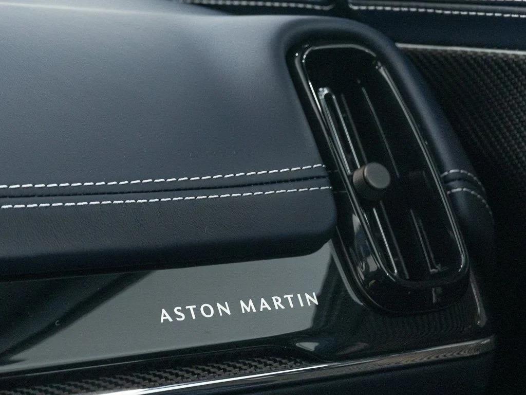 2026 Aston Martin DBX 707 interior, door sill, Dark Knight