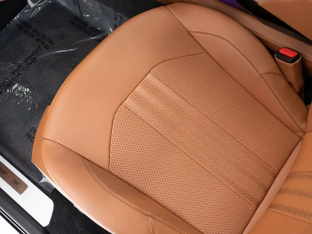 2026 Aston Martin DBX 707 interior, seats, Q Centenary Saddle Tan