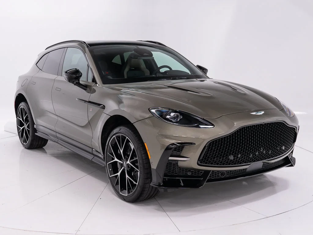 2026 Aston Martin DBX S for sale, front three-quarter view, Titanium Grey