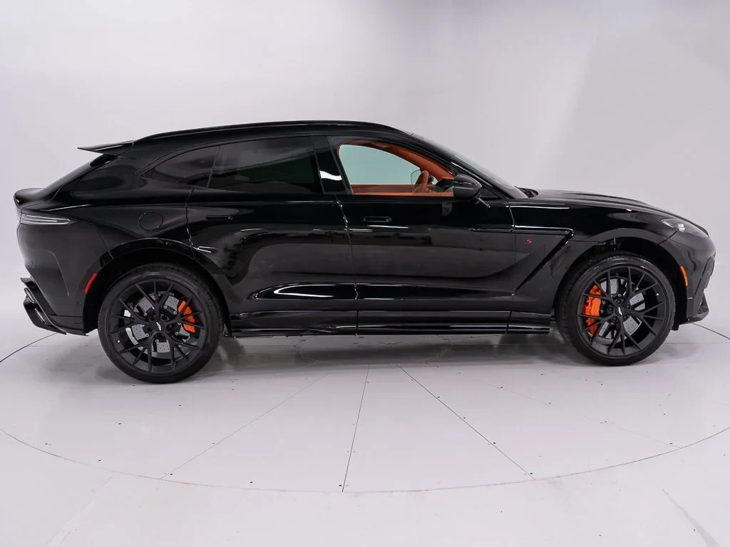 2026 Aston Martin DBX S, side profile, Jet Black