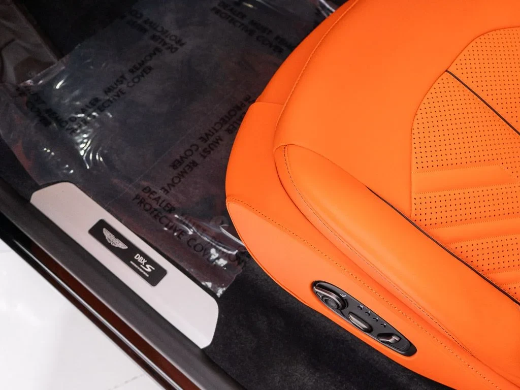 2026 Aston Martin DBX S interior, Q Californian Poppy