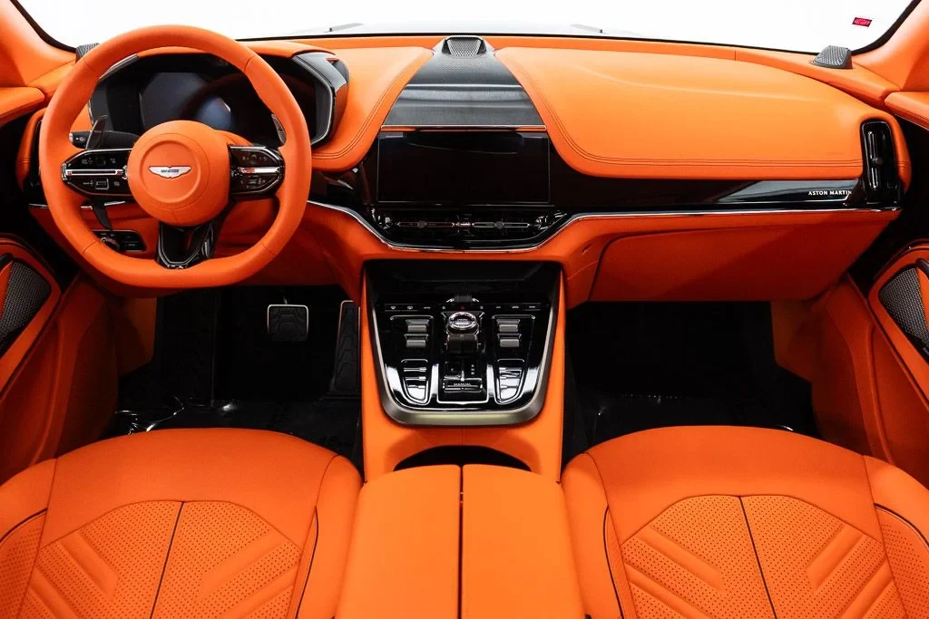 2026 Aston Martin DBX S interior, Q Californian Poppy