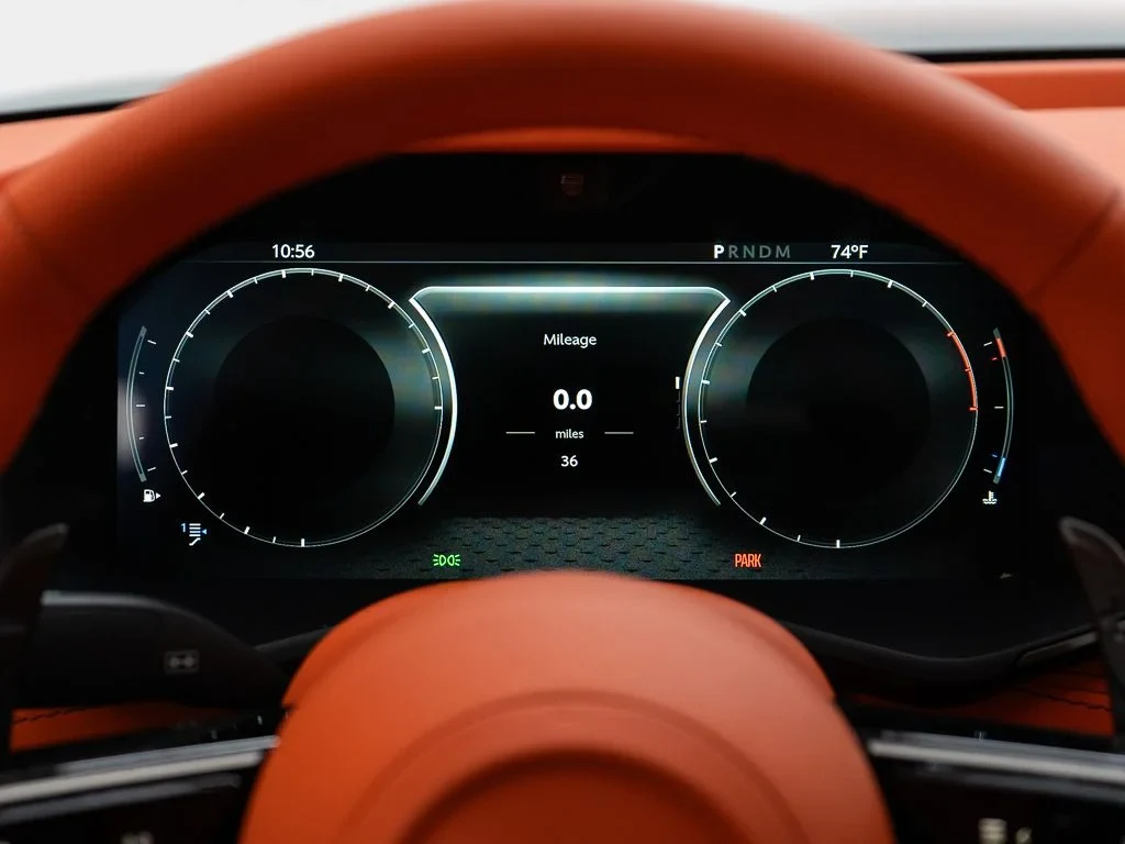 2026 Aston Martin DBX S interior, Q Californian Poppy