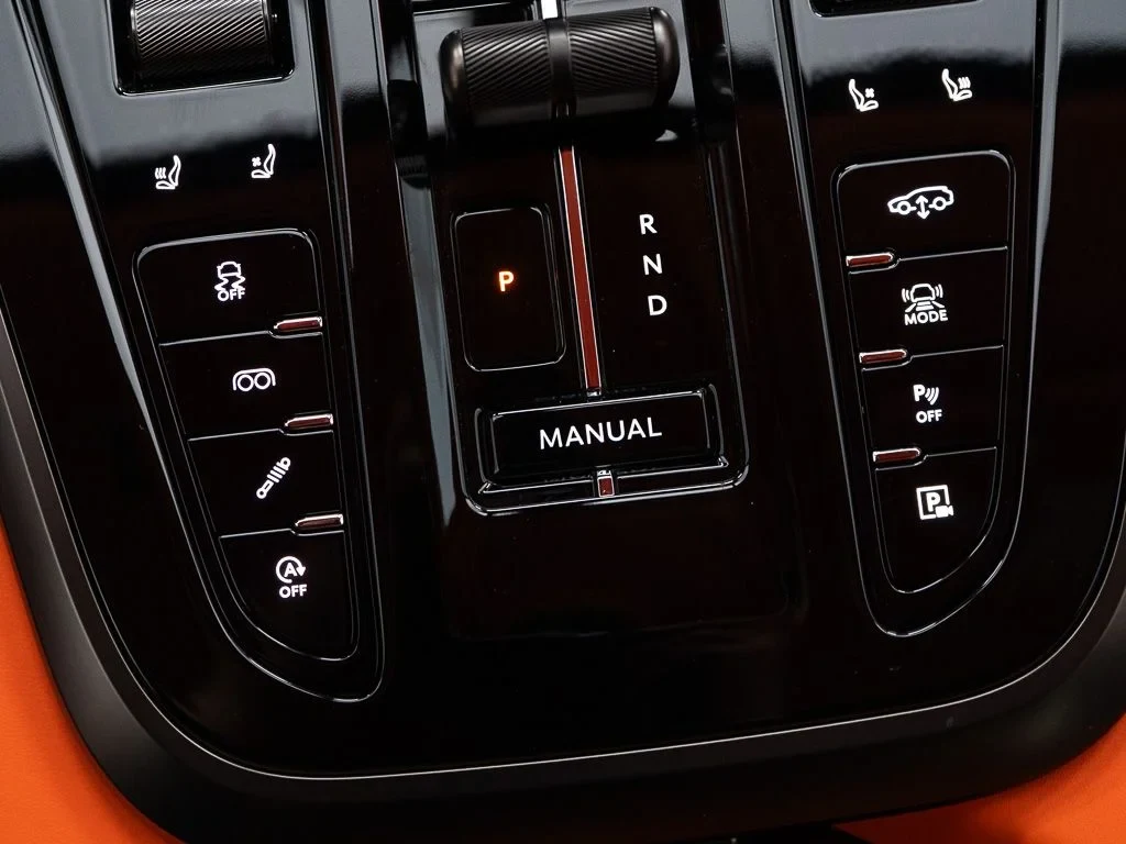2026 Aston Martin DBX S interior, center console, Q Californian Poppy