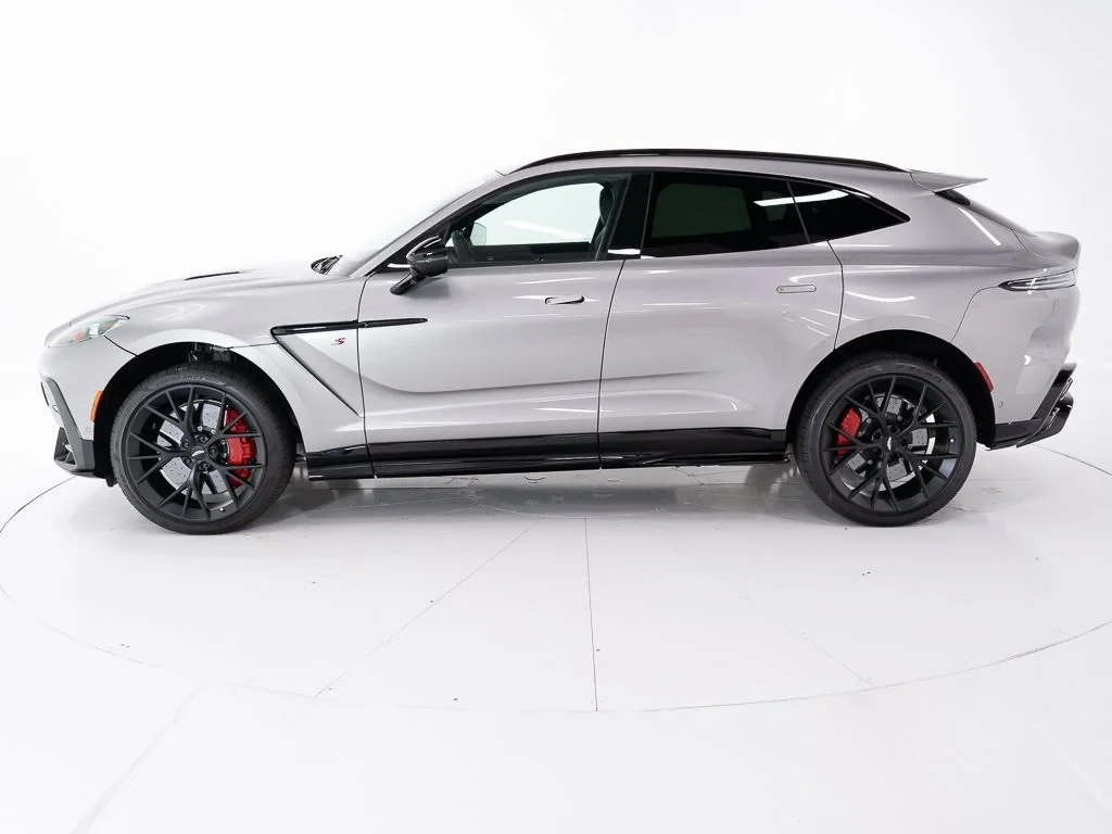 2026 Aston Martin DBX S, side profile, Aluminite Silver