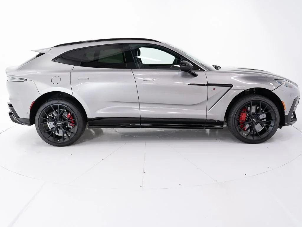 2026 Aston Martin DBX S, side profile, Aluminite Silver