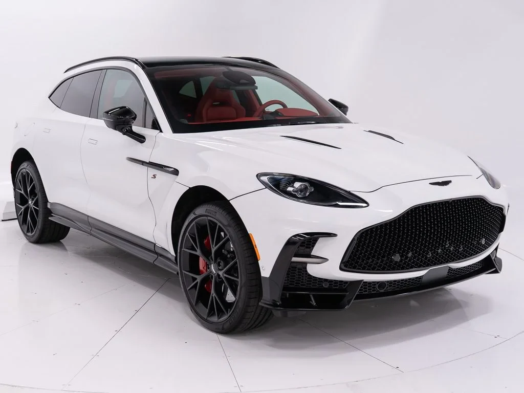 2026 Aston Martin DBX S for sale, front three-quarter view, Zenith White