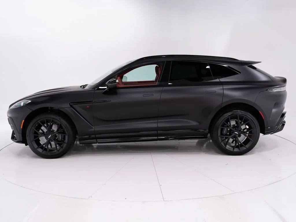 2026 Aston Martin DBX S, side profile, Q Satin Onyx Black