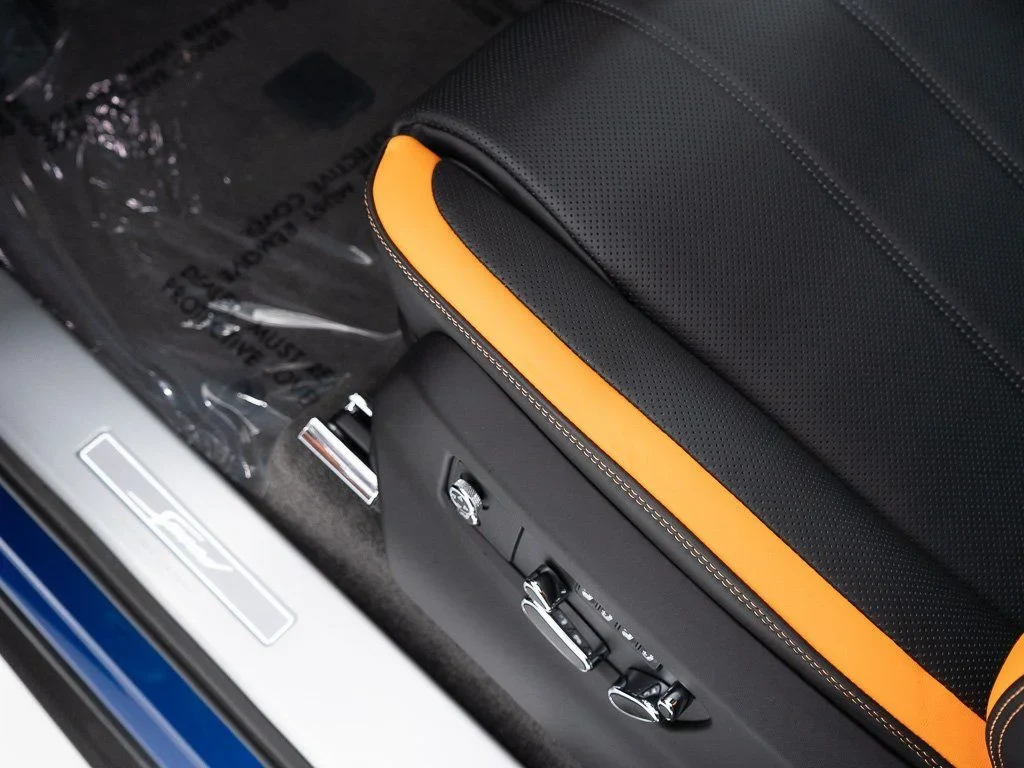 2026 Bentley Bentayga Speed interior, Beluga/Mandarin - by Mulliner