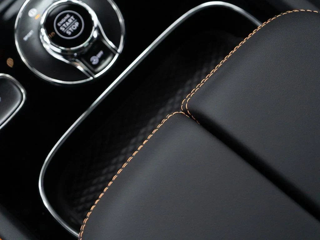 2026 Bentley Bentayga Speed interior, Beluga/Mandarin - by Mulliner