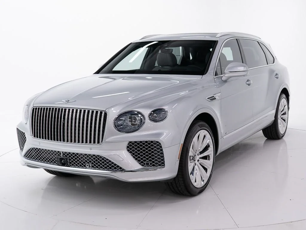 2026 Bentley Bentayga EWB Azure for sale, front three-quarter view, Moonbeam