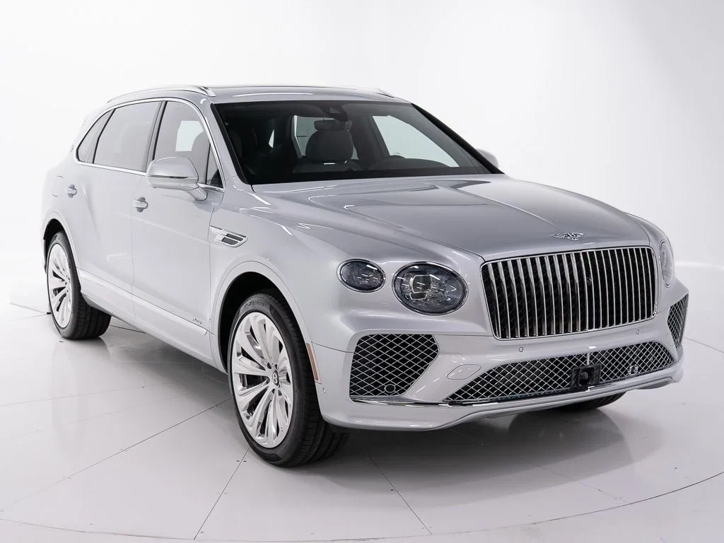 2026 Bentley Bentayga EWB Azure for sale, front three-quarter view, Moonbeam