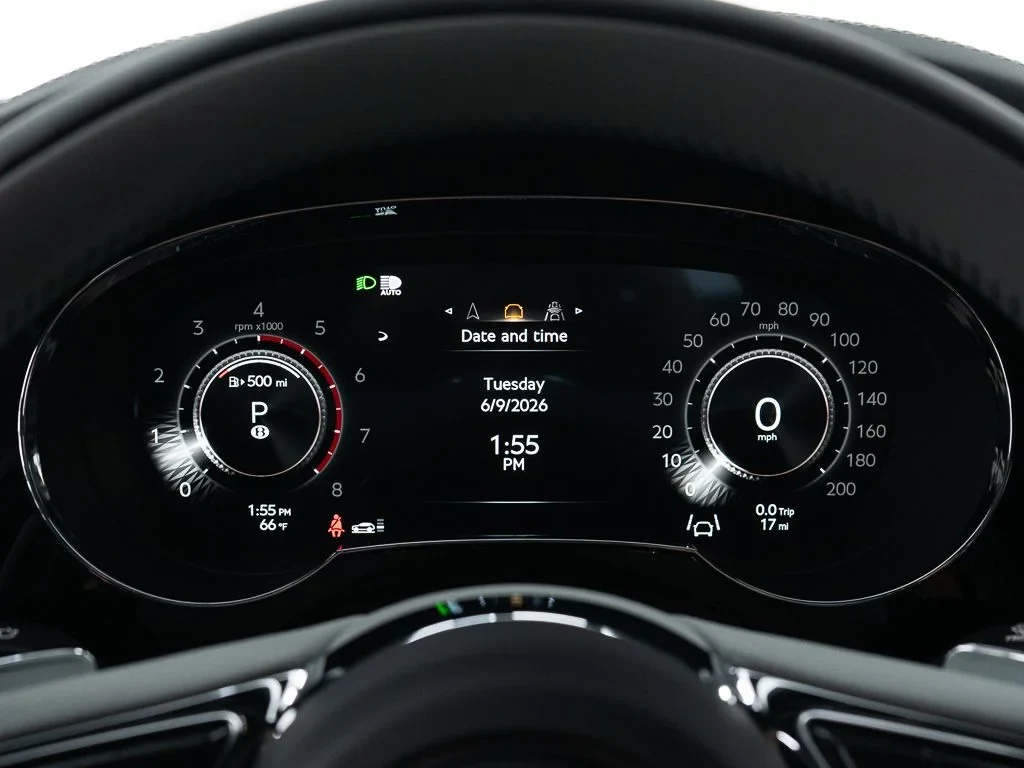 2026 Bentley Bentayga EWB Azure interior, Gravity Grey / Beluga