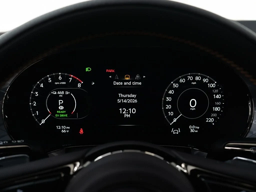 2026 Bentley Continental GT S interior, Beluga / Mandarin - by Mulliner
