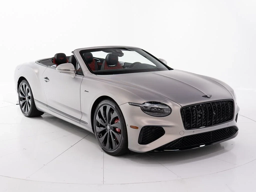2026 Bentley Continental GTC Azure for sale, exterior, Extreme Silver Satin - by Mulliner