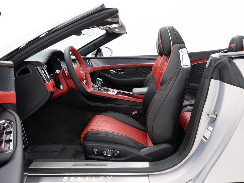2026 Bentley Continental GTC Azure interior, seats, Hotspur / Beluga