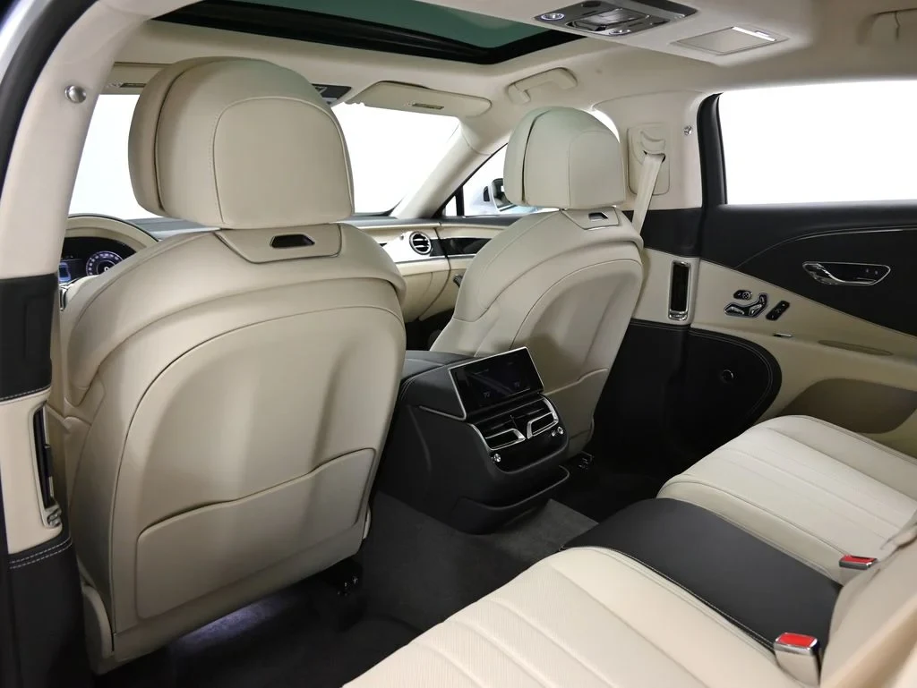 2026 Bentley Flying Spur V8 interior, seats, Linen and Beluga