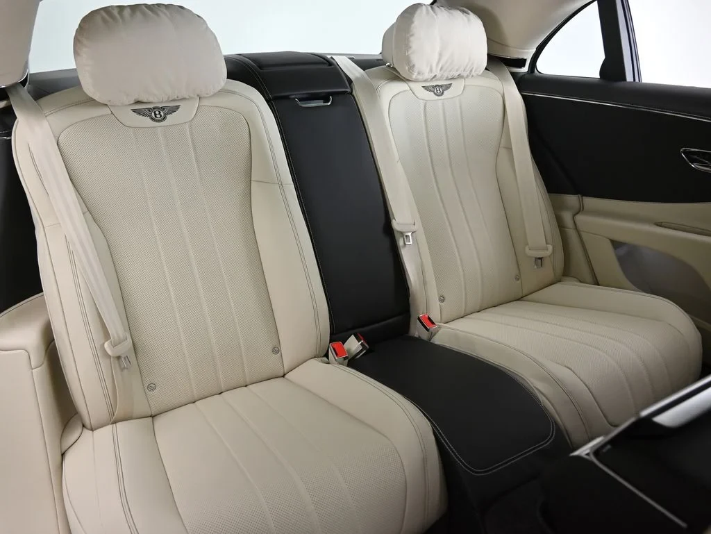 2026 Bentley Flying Spur V8 interior, seats, Linen and Beluga