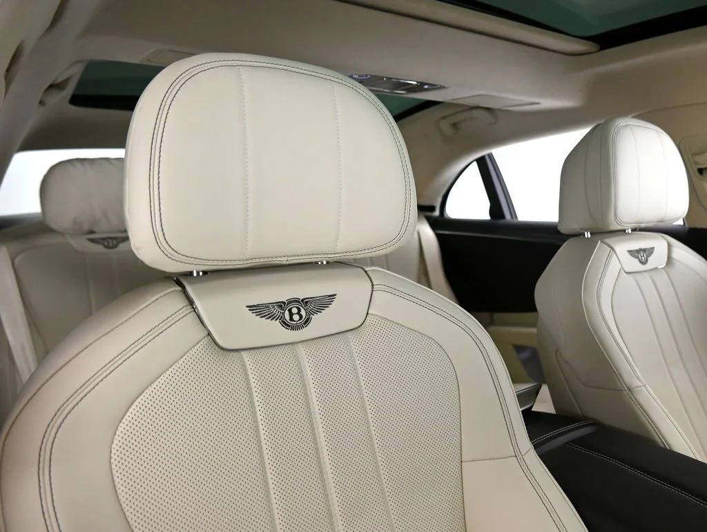2026 Bentley Flying Spur V8 interior, seats, Linen and Beluga