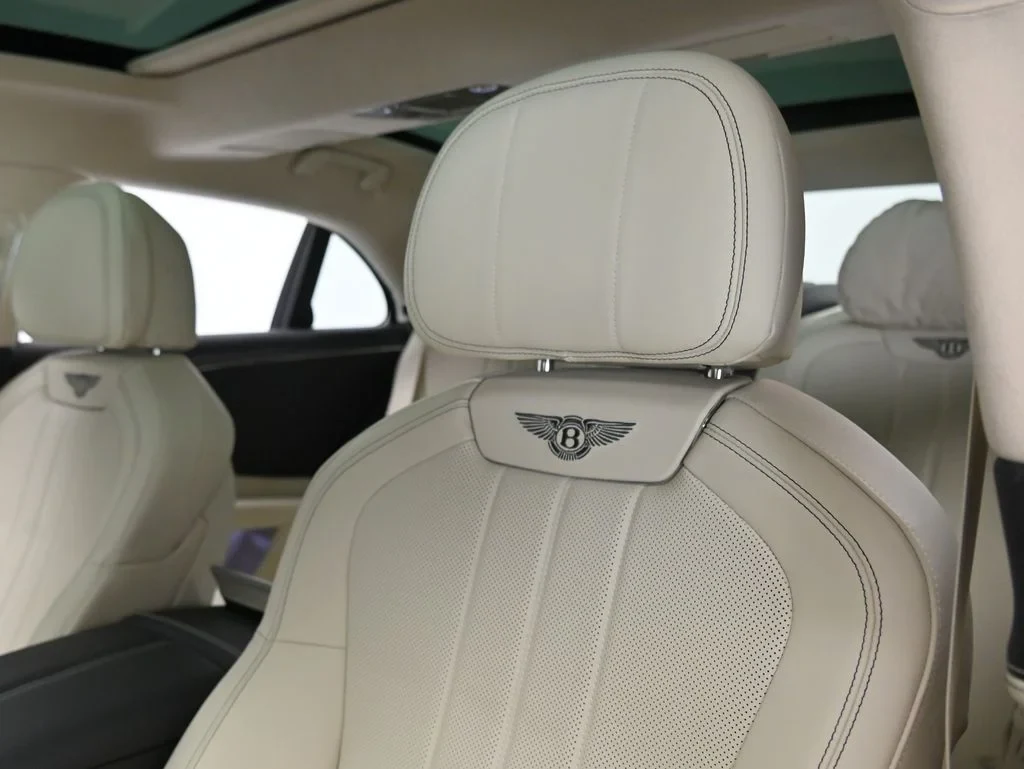2026 Bentley Flying Spur V8 interior, seats, Linen and Beluga
