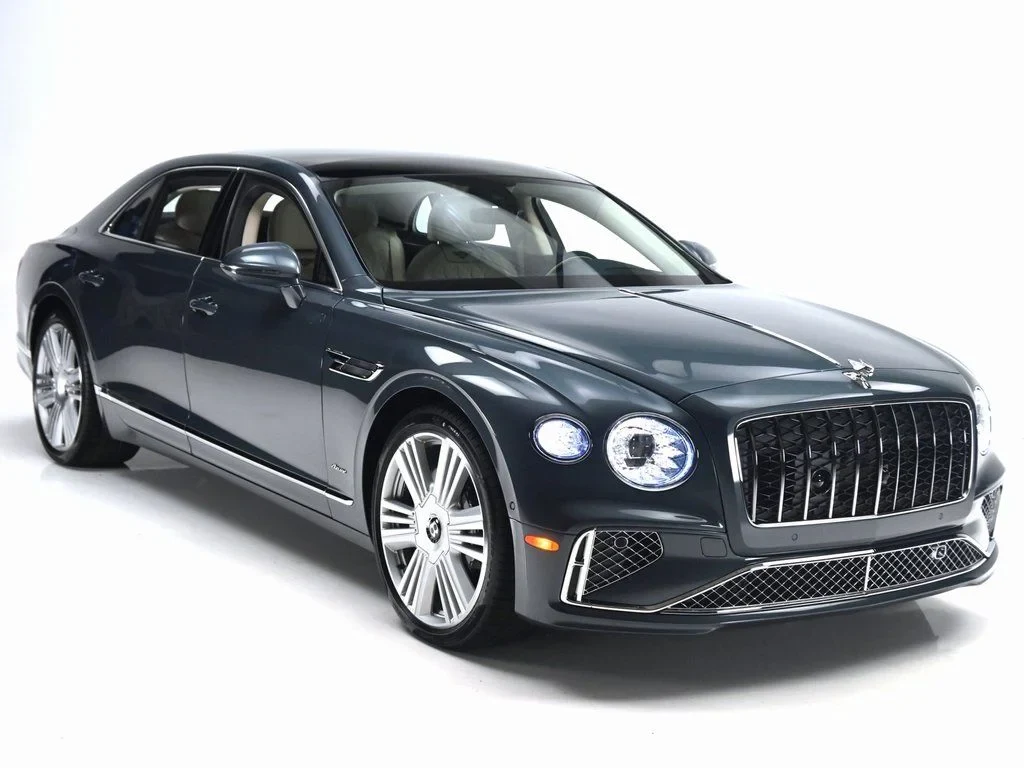 2026 Bentley Flying Spur Azure for sale, front three-quarter view, Storm Grey