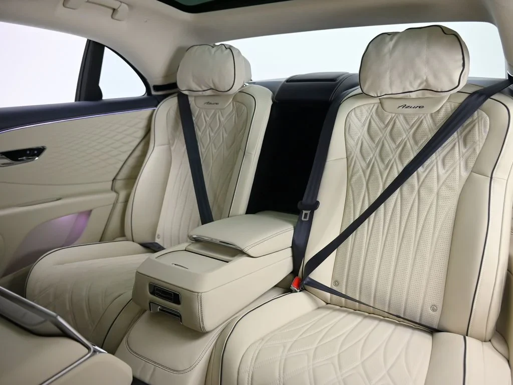 2026 Bentley Flying Spur Azure interior, seats, Linen and Imperial Blue