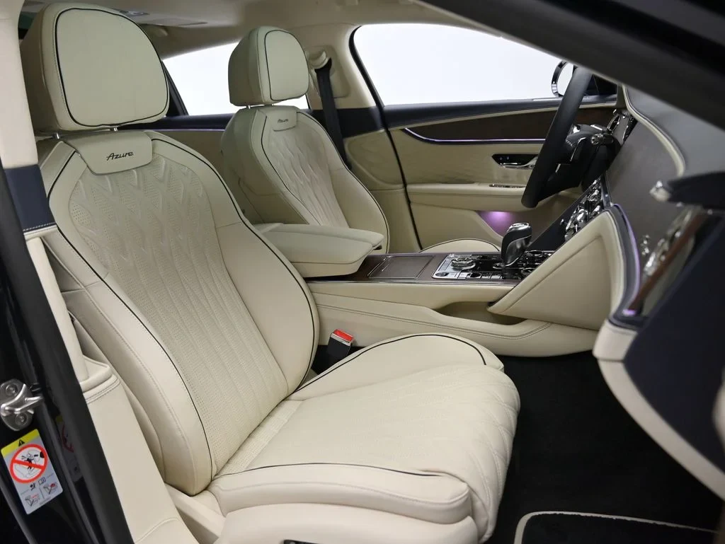 2026 Bentley Flying Spur Azure interior, seats, Linen and Imperial Blue