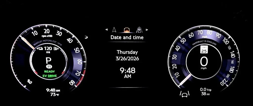 2026 Bentley Continental GT Azure interior, Gravity Grey and Beluga