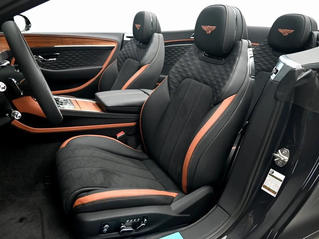 2026 Bentley Continental GTC Speed interior, seats, Saddle and Beluga
