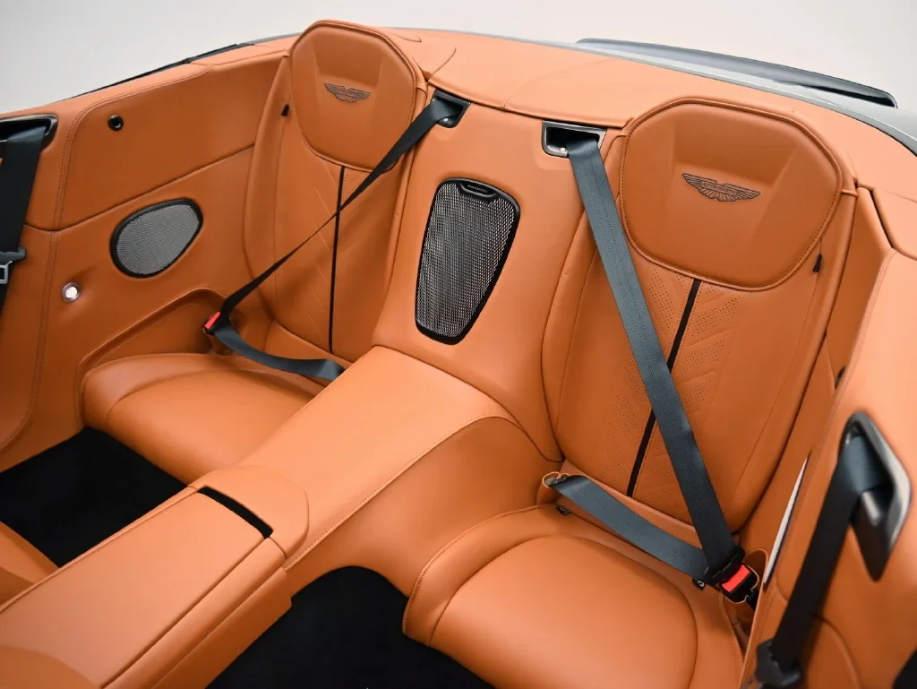 2026 Aston Martin DB12 S Volante interior, seats, Oxford Tan