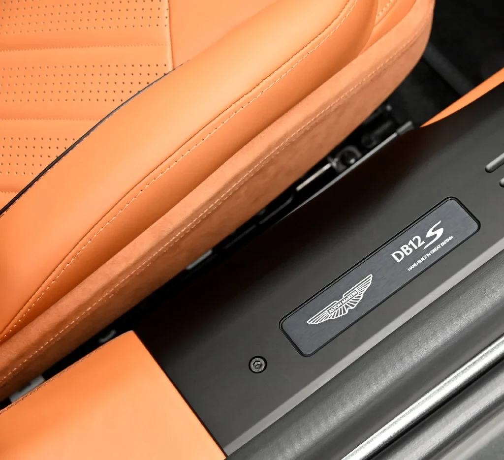 2026 Aston Martin DB12 S Volante interior, Oxford Tan
