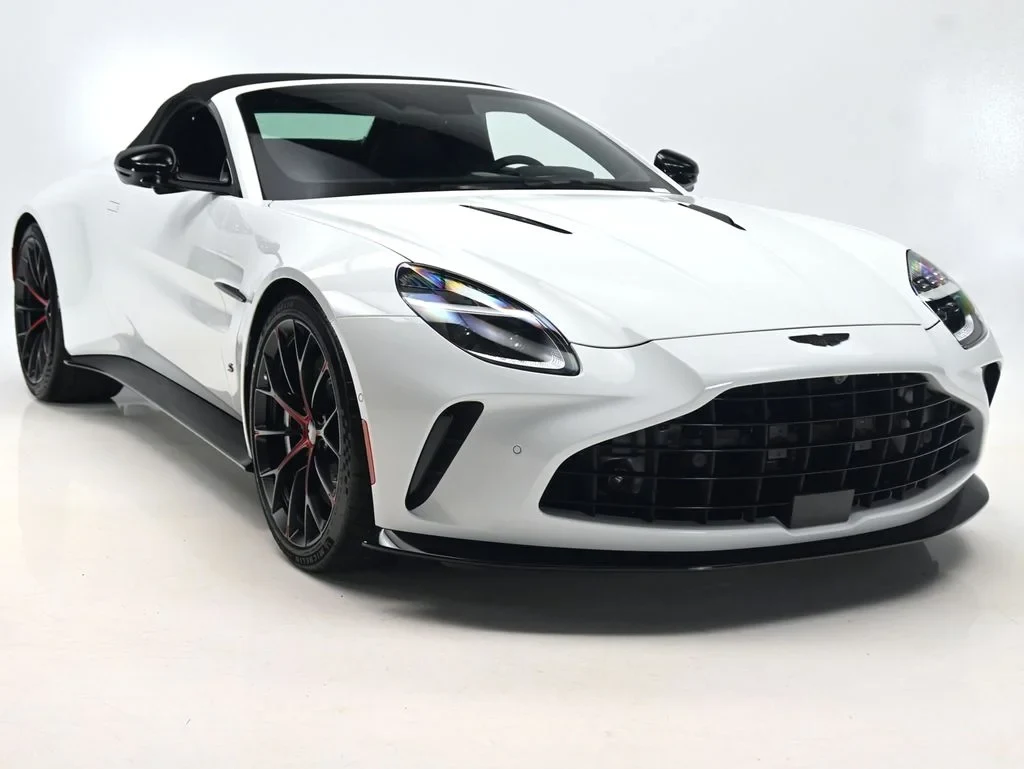 2026 Aston Martin Vantage S Roadster for sale, exterior, Lunar White