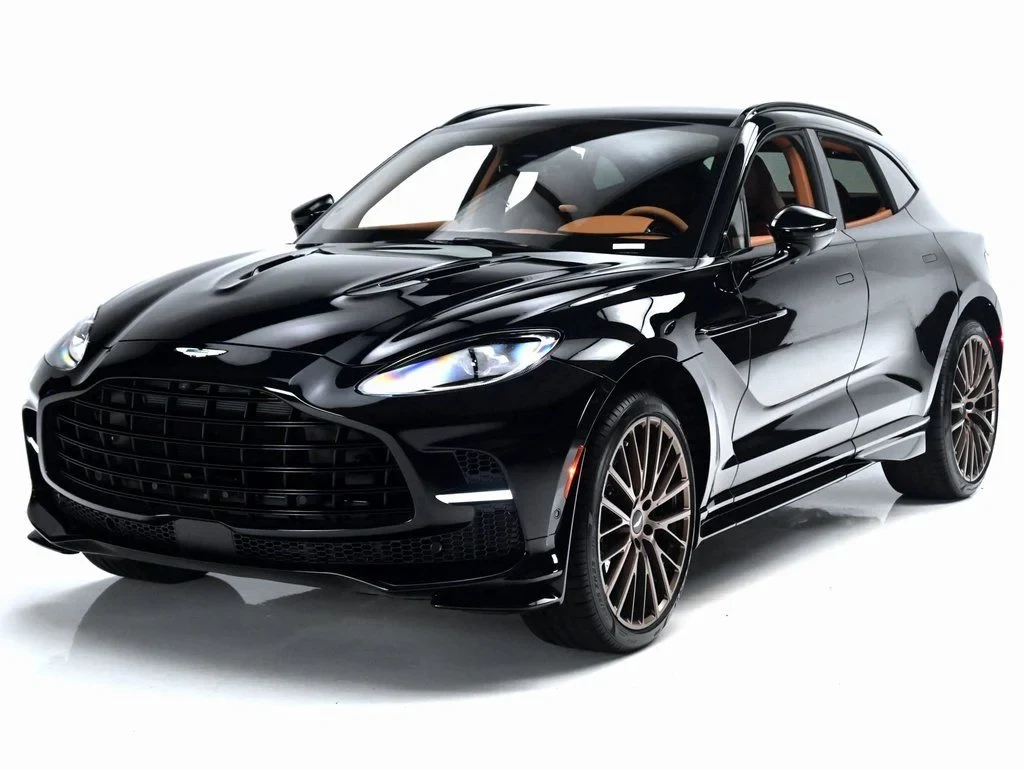 2026 Aston Martin DBX 707 for sale, front three-quarter view, Oberon Black