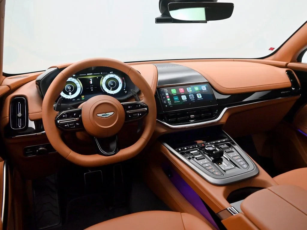 2026 Aston Martin DBX 707 interior, dashboard, Centenary Saddle Tan
