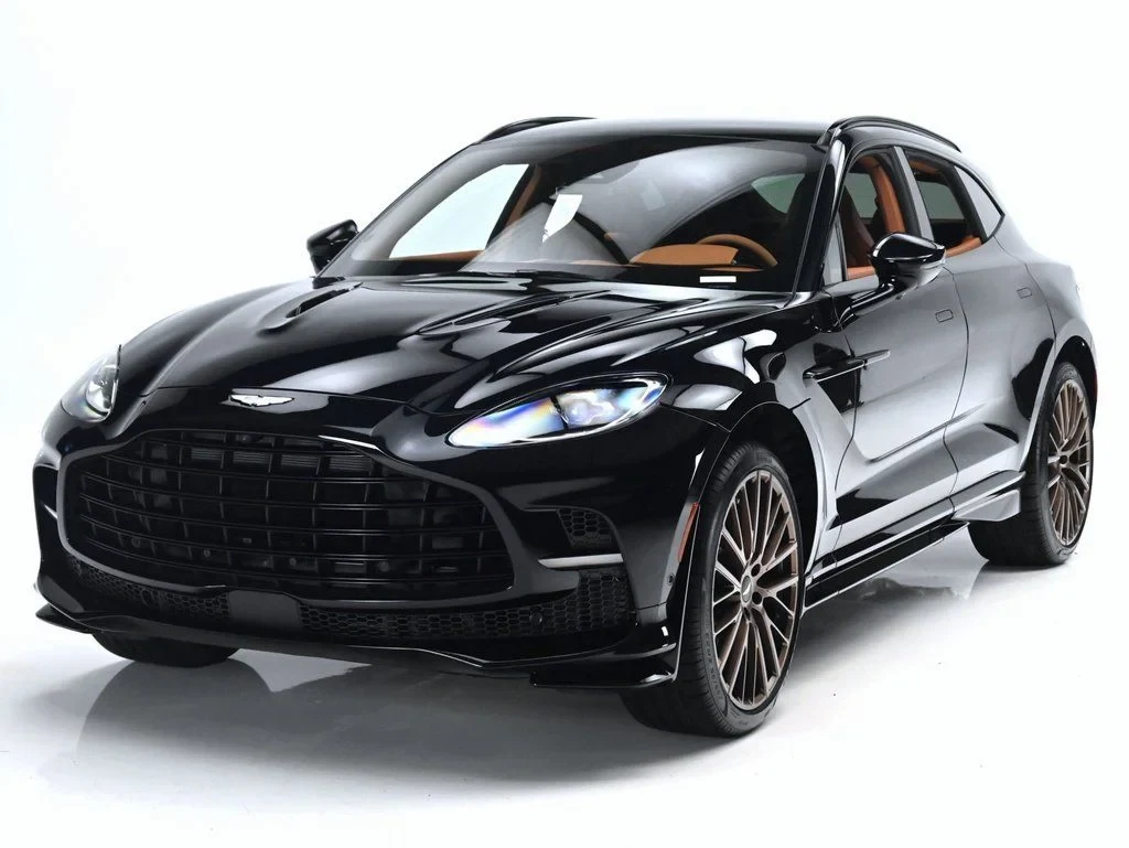 2026 Aston Martin DBX 707 for sale, front three-quarter view, Oberon Black