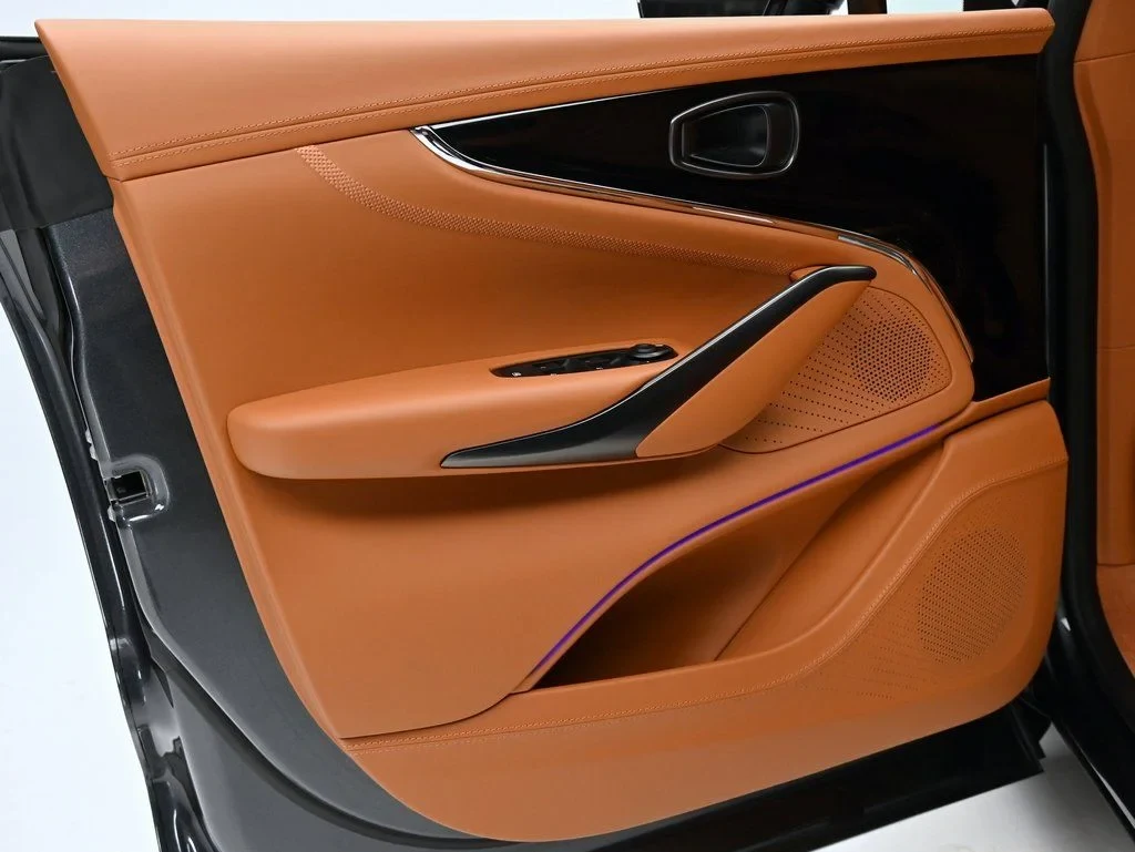 2026 Aston Martin DBX 707 interior, door panel, Oxford Tan