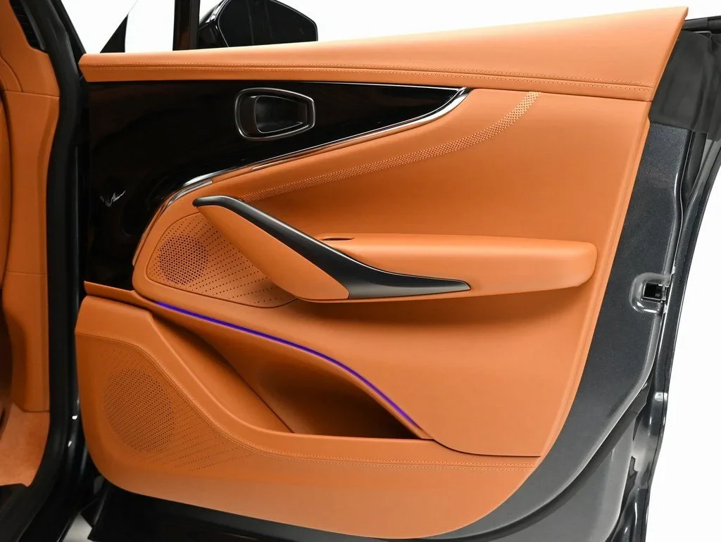 2026 Aston Martin DBX 707 interior, door panel, Oxford Tan