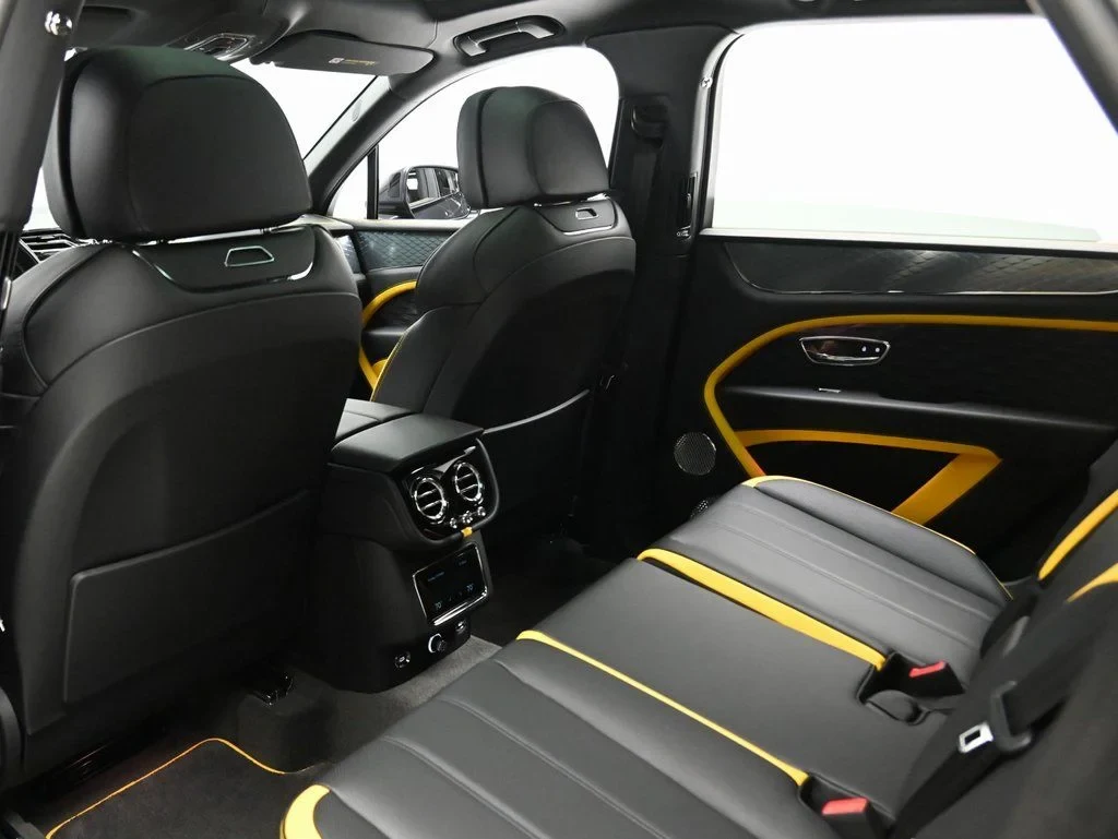 2026 Bentley Bentayga Speed interior, seats, Beluga and Yellow