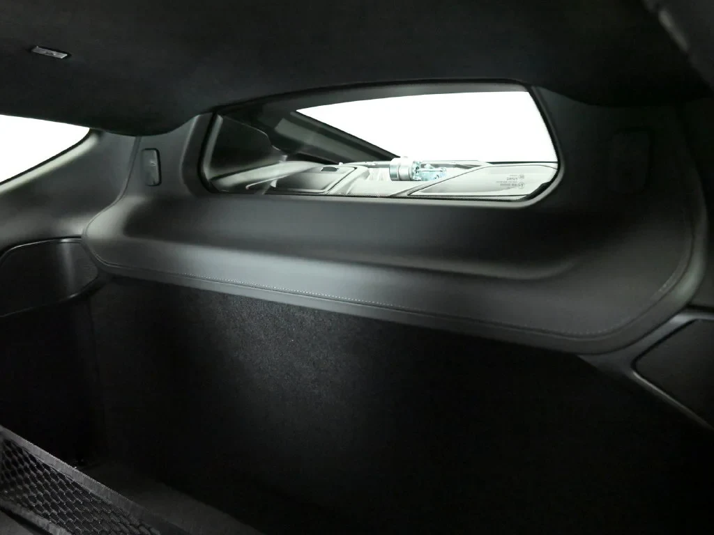 2027 Lotus Emira V6 SE interior, door panel, Black with Yellow Stitching