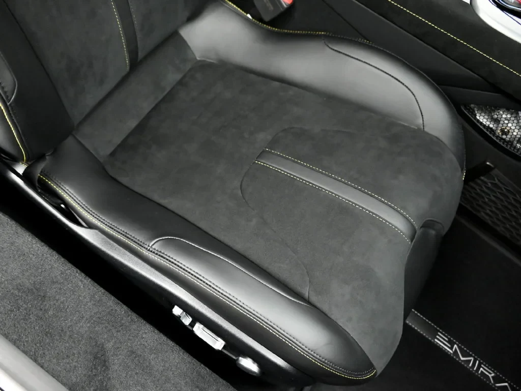 2027 Lotus Emira V6 SE interior, seats, Black with Yellow Stitching