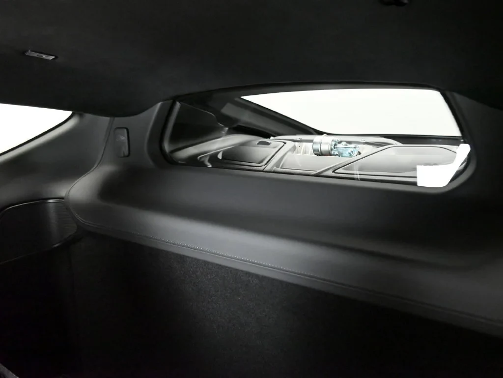 2027 Lotus Emira V6 SE interior, door panel, Black with Yellow Stitching