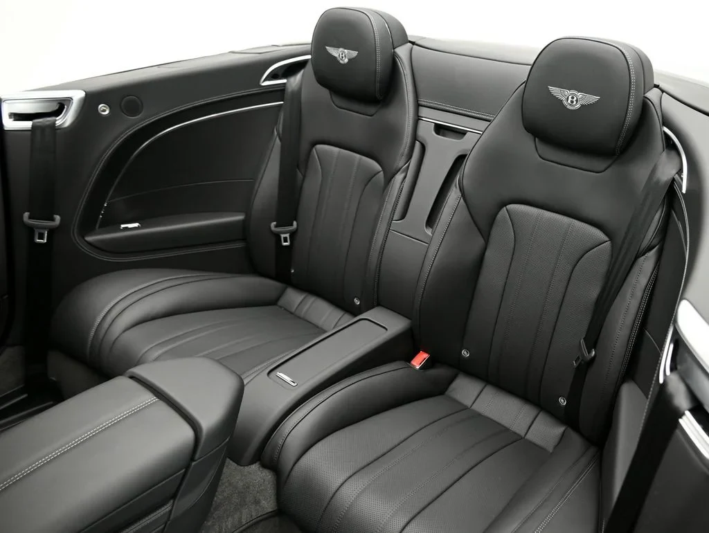 2026 Bentley Continental GTC interior, seats, Beluga and Gravity Grey.